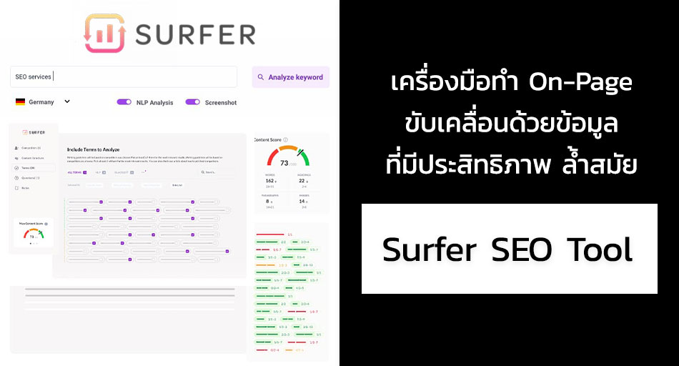 Surfer On-Page SEO Tool