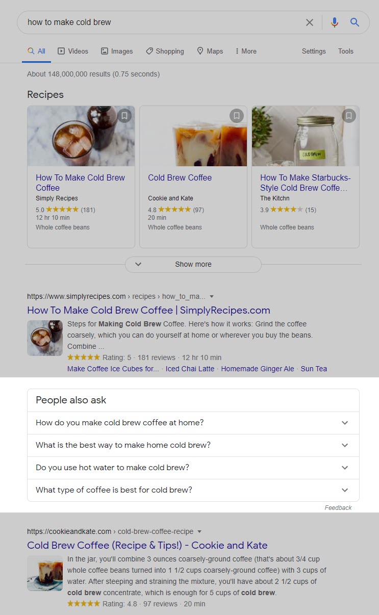Find Featured Snippet - People also ask