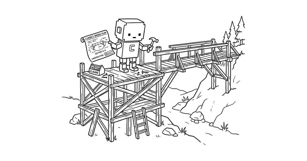 ภาพจำลอง harness design โครงสร้างทดสอบรันโค้ด ลายเส้นการ์ตูนสีขาวดำ